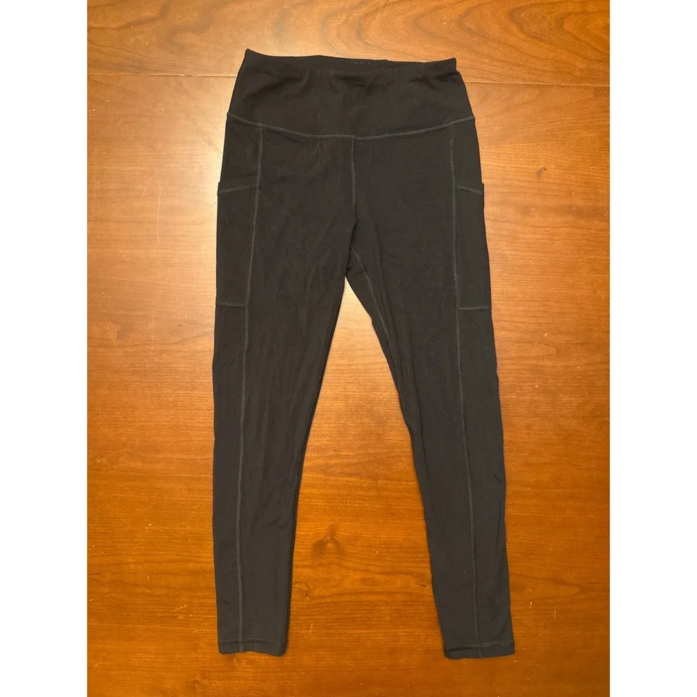 Stelle girls leggings Large‎ black pockets